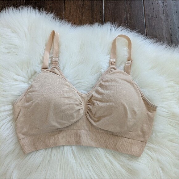 Kindred Bravely Nursing Bra Tan Beige Nude L Large - Picture 1 of 6